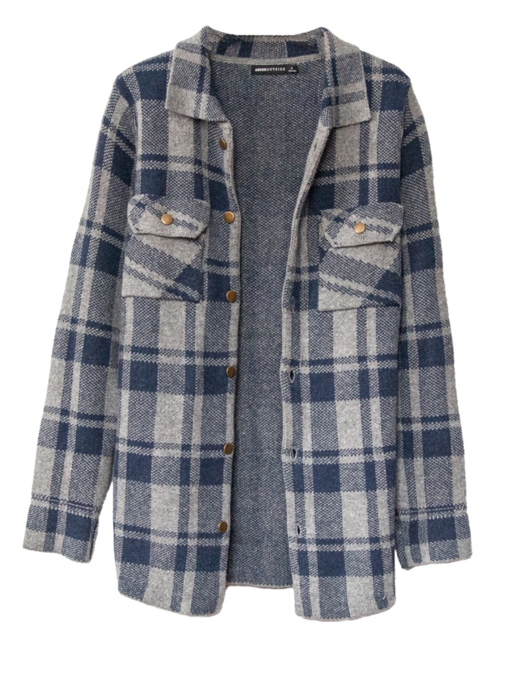 Highlander Plaid Shirt Jacket By Abode Outside. Size Xl